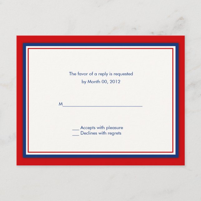 Baseball Hochzeitskarten RSVP Karte (Vorderseite)