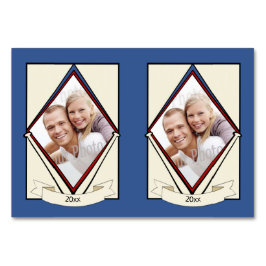 Baseball-Hochzeitskarten Tischnummer