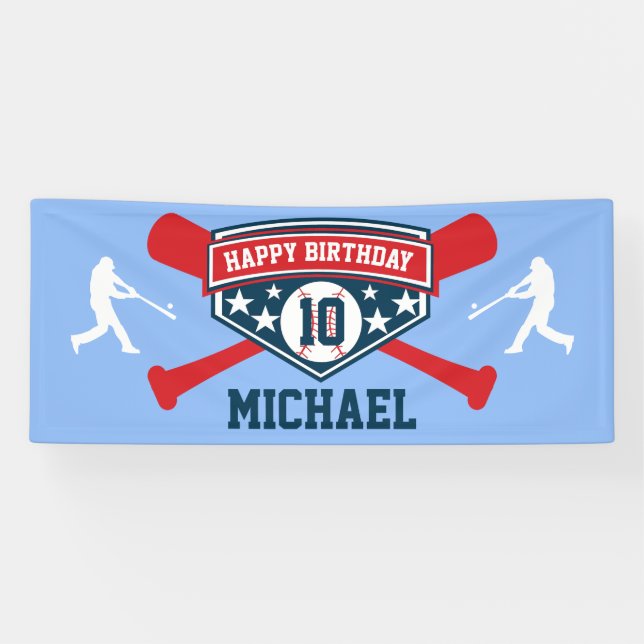 Baseball Ihre Besetzung Banner (Horizontal)