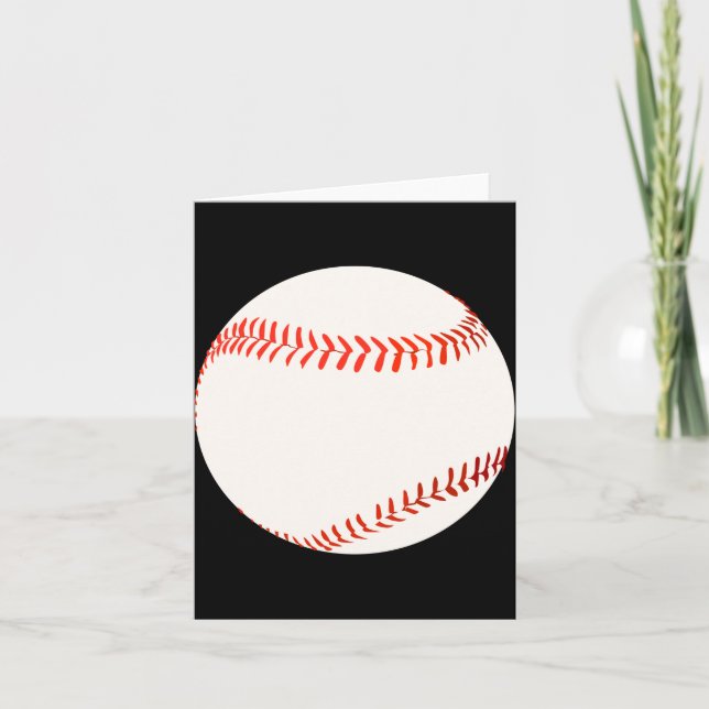 Baseball-Illustration Karte (Vorderseite)