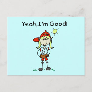 Baseball I'm Good T-Shirts und Geschenke Postkarte