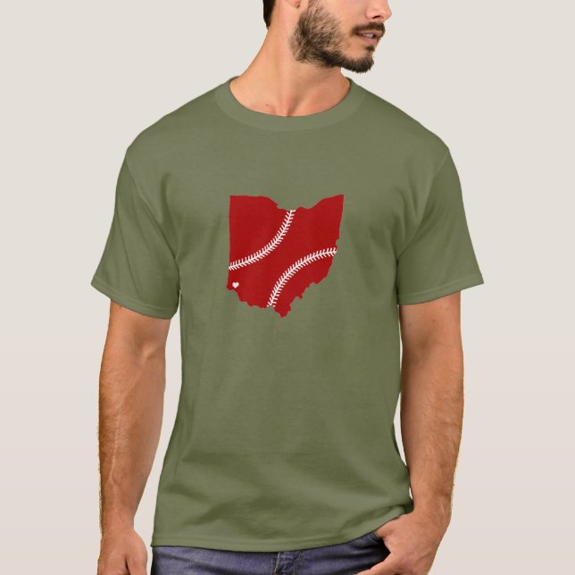 Baseball in Ohio T-Shirt (Vorderseite)