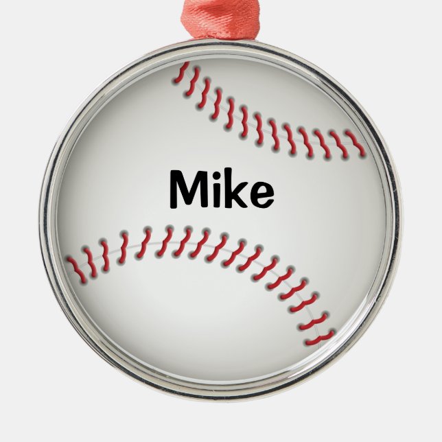 Baseball - individuelles Ornament (Vorne)