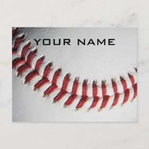 Baseball Inspiration hinzufügen Einladungspostkarte