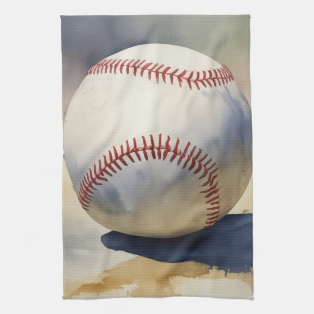 Baseball Inspirational Geschirrtuch (Vertikal)