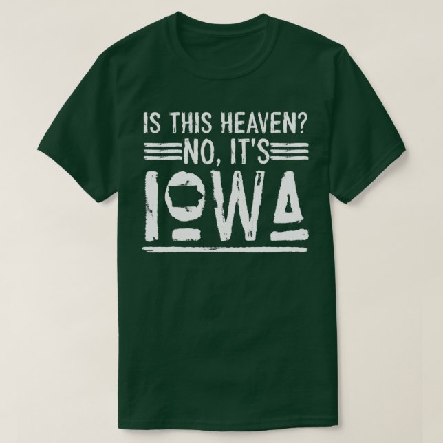Baseball Iowa ist dieser Himmel auf seiner Iowa T-Shirt (Design vorne)