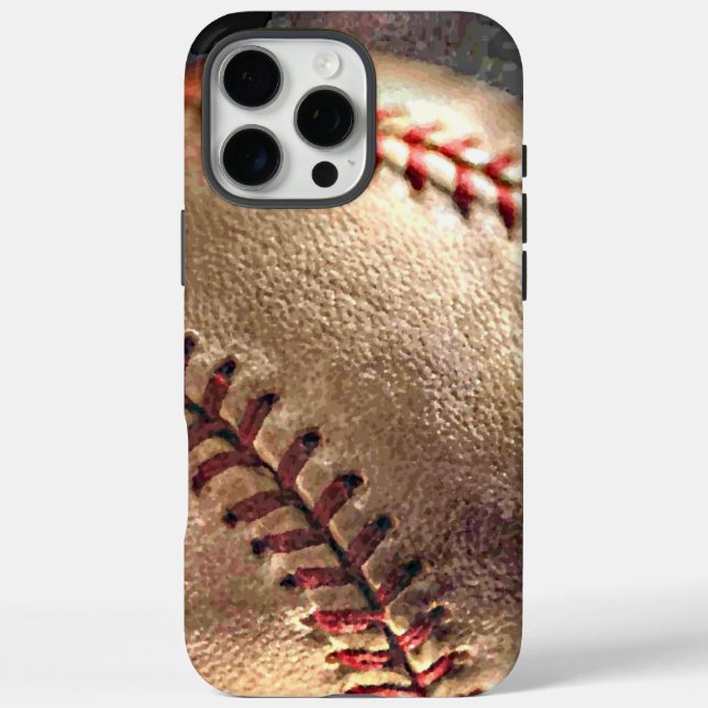 Baseball iPhone 16 Pro Max Hülle (Rückseite)