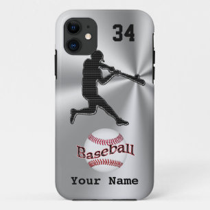Baseball iPhone 5S Hüllen mit IHREM NAMEN und ZAHL