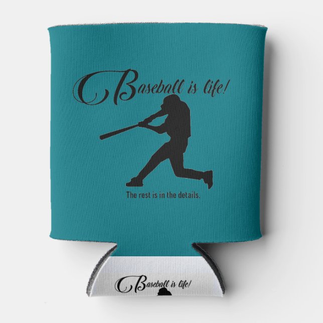 Baseball ist das Leben koosie Dosenkühler (Vorderseite)