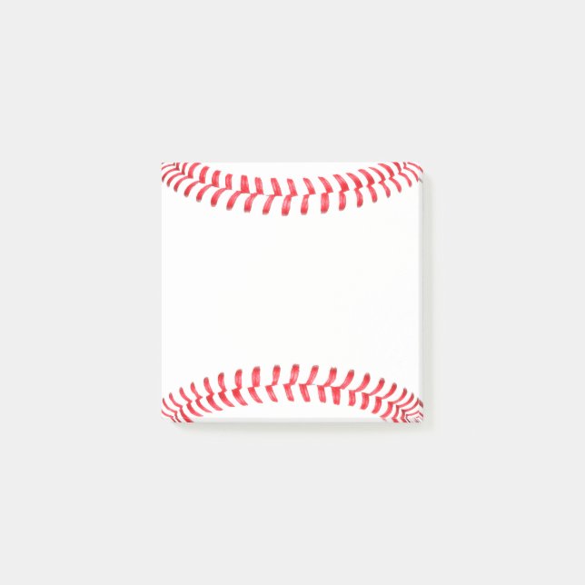 Baseball ist ein Sport- oder Trainerdekor Post-it Klebezettel (Vorderseite)