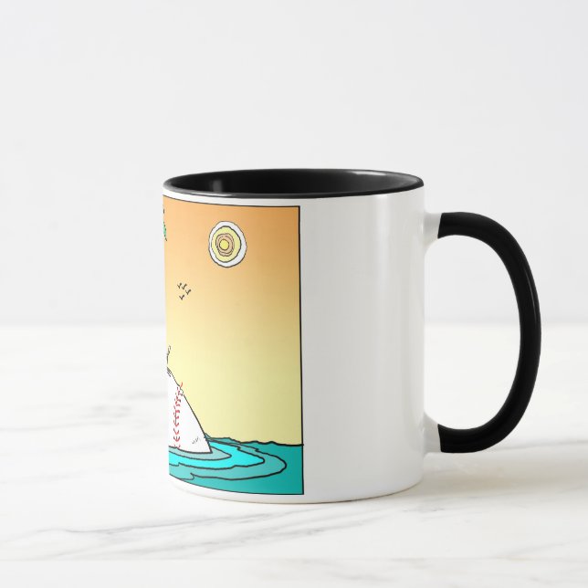 Baseball ist Leben-Kaffee-Tasse Tasse (Rechts)