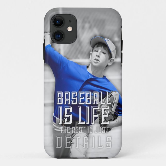 Baseball ist Leben-Telefon-Kasten Case-Mate iPhone Hülle (Rückseite)