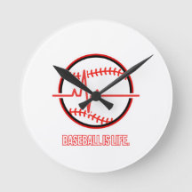 Baseball ist Lebens Herzschlag Puls Grafik