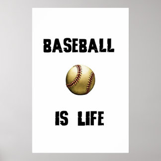 Baseball ist LIfe Poster