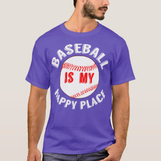 Baseball ist mein glücklicher Ort T-Shirt