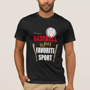 Baseball ist mein Lieblingssport, Baseball-Spieler T-Shirt