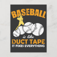 Baseball ist wie Klebeband, das alles fixiert