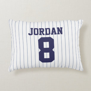 Baseball Jersey mit Individuelle Name und Nummer Dekokissen