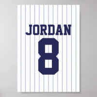 Baseball Jersey mit Individuelle Name und Nummer