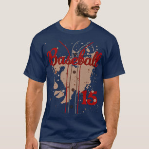 Baseball Jersey Nummer 15 Kids Baseball Uniform Di T-Shirt