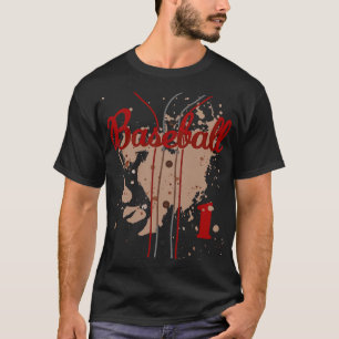 Baseball Jersey Nummer 1 Baseball Uniform Dirty Fu T-Shirt
