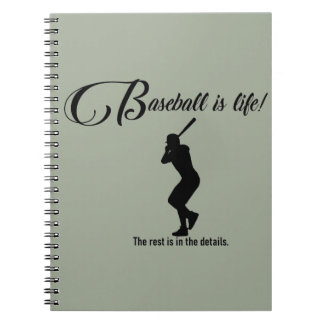 Baseball Journal Book Notebook Baseball ist das Le Notizblock