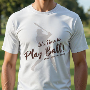Baseball-Junggesellenabschied Es ist Zeit, den Bal T-Shirt