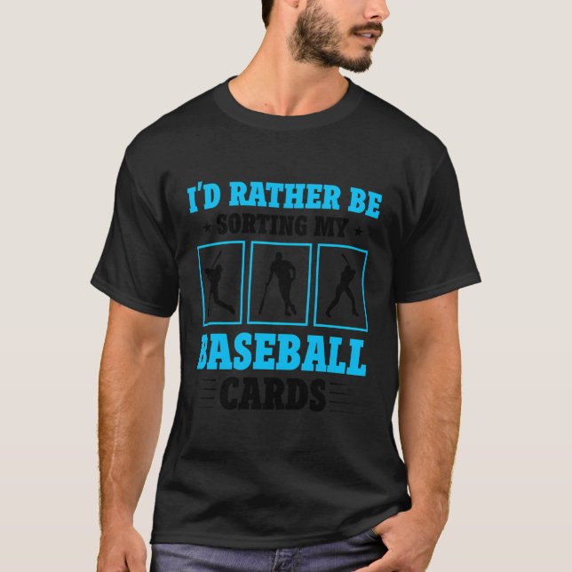 Baseball-Karte-Sammelkarte T-Shirt (Vorderseite)