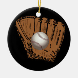 Baseball, Keramik Ornament