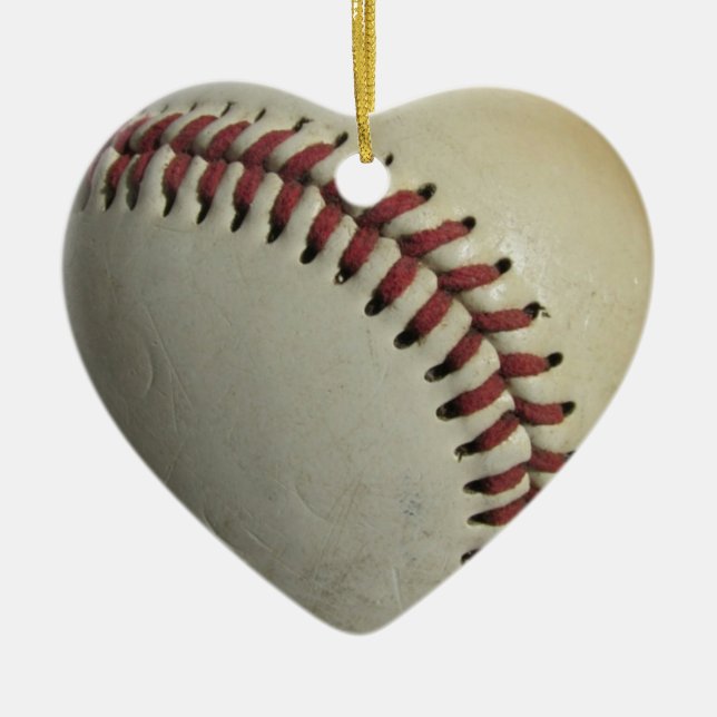 Baseball Keramik Ornament (Vorne)