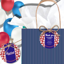 Baseball Kid's Geburtstagsparty Dankeschön Sie für