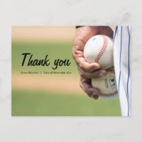Baseball-Klasse Simple Sporty Danke Postcard