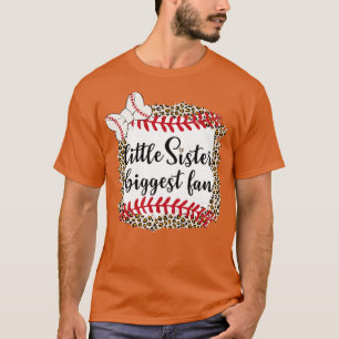 Baseball Kleine Schwester Größter Fan für Baseball T-Shirt