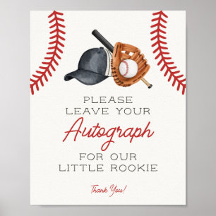 Baseball Kleiner Rookie Autogrammbuch Gästebuch