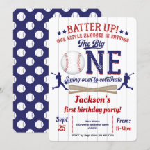 Baseball, Kleiner Schläger, erster Geburtstag