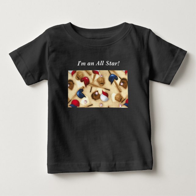 Baseball-Kleinkind-Jersey-T - Shirt (Vorderseite)