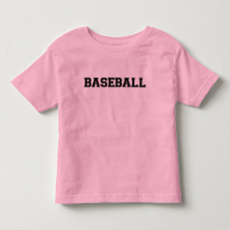 Baseball-Kleinkind-Ringer-T - Shirt (pink)