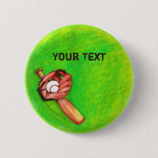 Baseball-Knopf Button