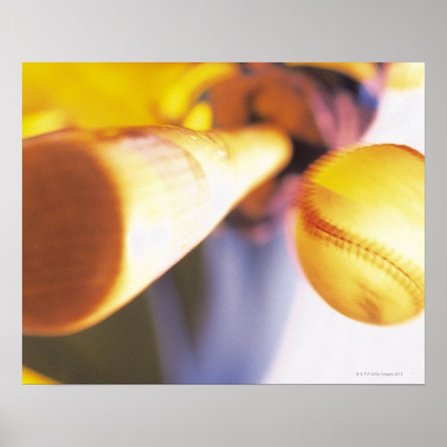 Baseball kontaktieren poster (Vorne)
