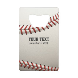 Baseball Kreditkartenflaschenöffner