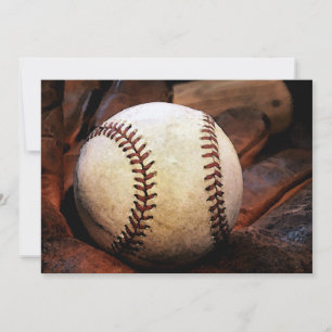 Baseball-Kunst Einladungen