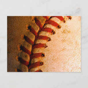Baseball-Kunst Postkarte
