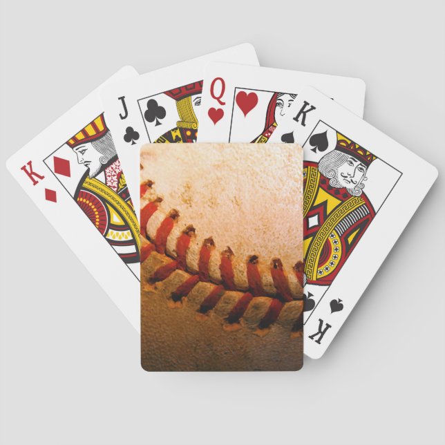Baseball-Kunst Spielkarten (Rückseite)