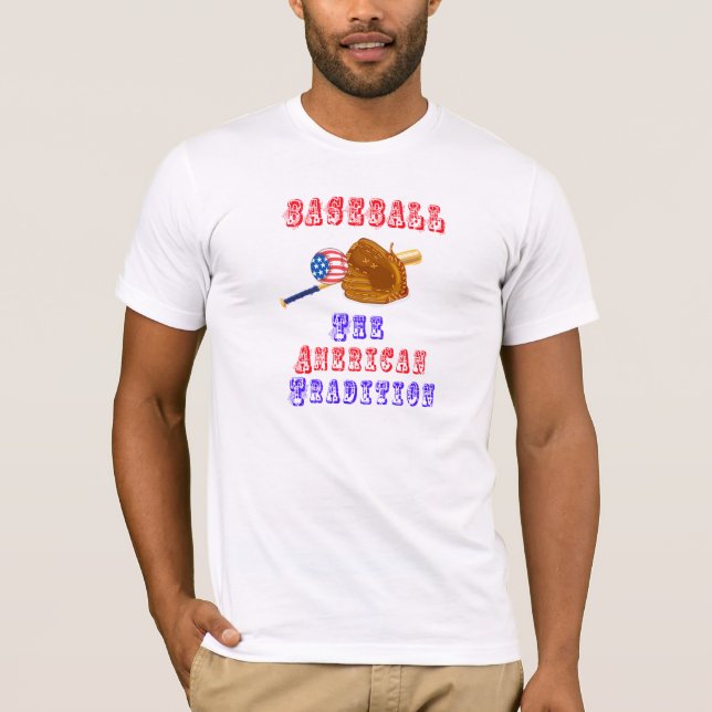 Baseball - Le T-shirt de la tradition américaine (Devant)