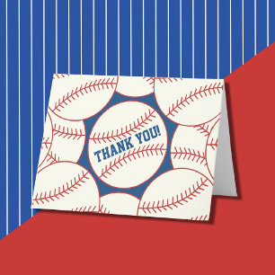 Baseball-Leerzeichen-Dankeskarten Dankeskarte
