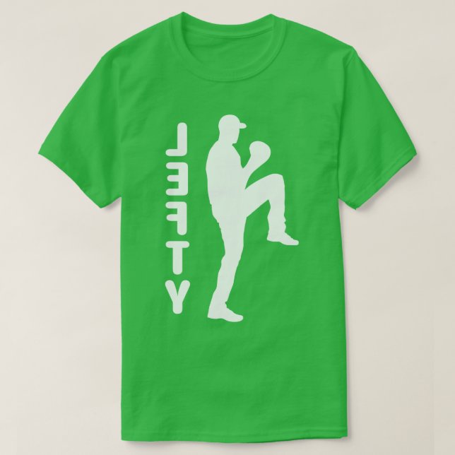 Baseball Lefty Links Handed Pitcher Funny Baseball T-Shirt (Design vorne)
