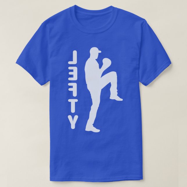 Baseball Lefty Links Handed Pitcher Funny Baseball T-Shirt (Design vorne)