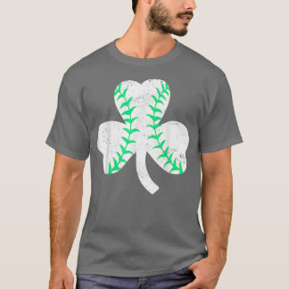 Baseball Leprechaun Kleeblatt St Patricks Day Men T-Shirt