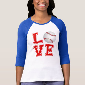 Baseball LIEBE-Shirt T-Shirt