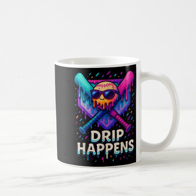 Baseball Lifestyle 101 Bekleidungsjugend Baseball  Kaffeetasse (Rechts)